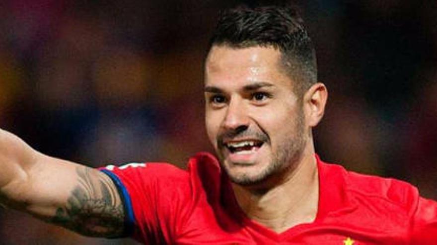 Vitolo con la camiseta de la selección española.