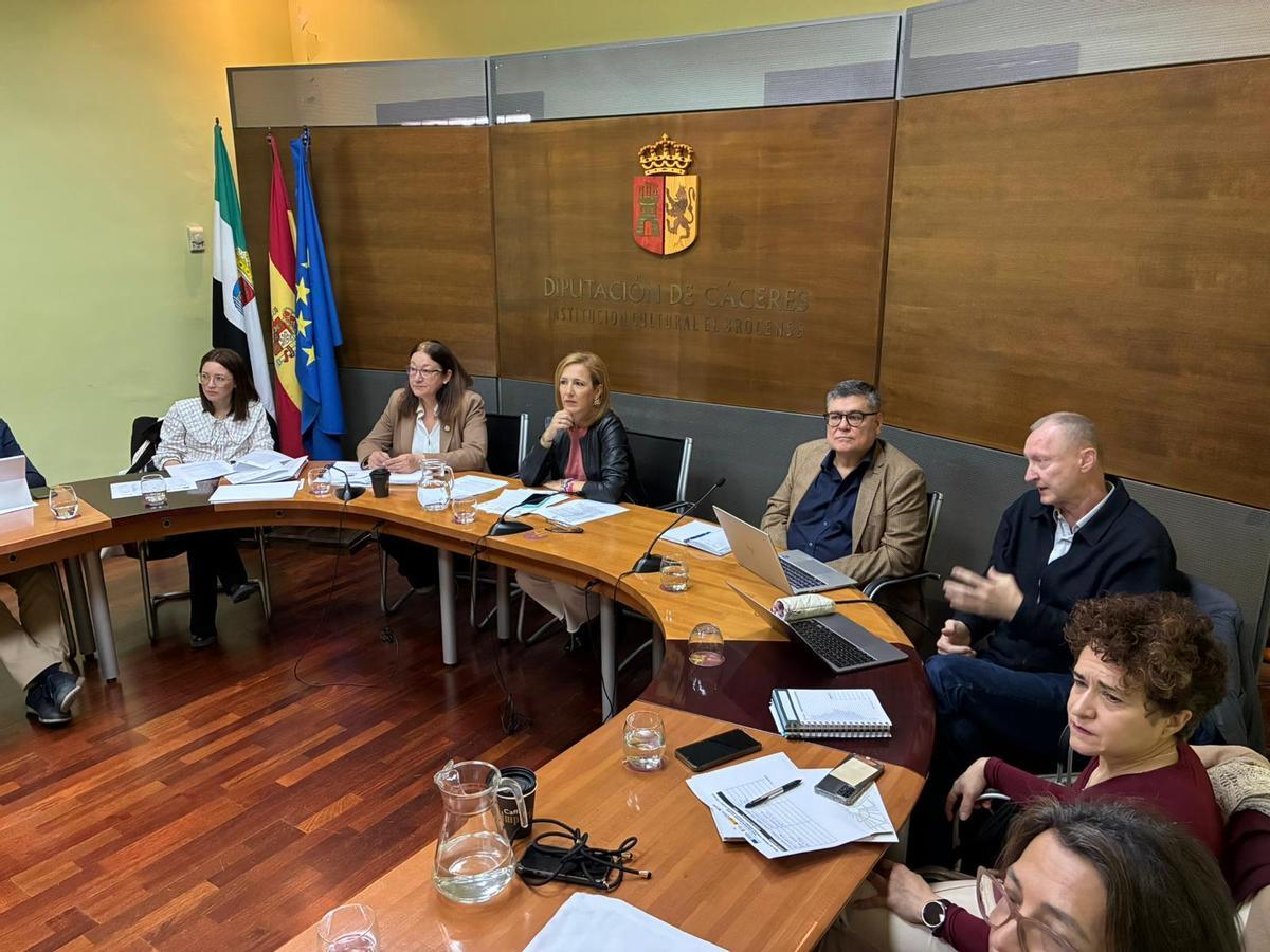 Elisabeth Martín, en la reunión.