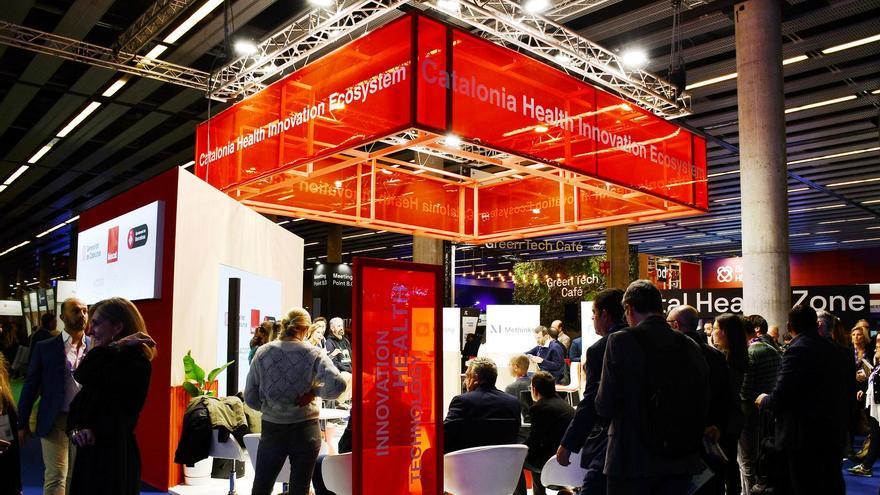 El estand dedicado a la salud en el salón de emprendimiento 4YFN dentro del Mobile World Congress del año pasado