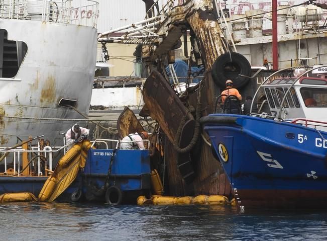 BARCO EN RIESGO DE HUNDIMIENTO