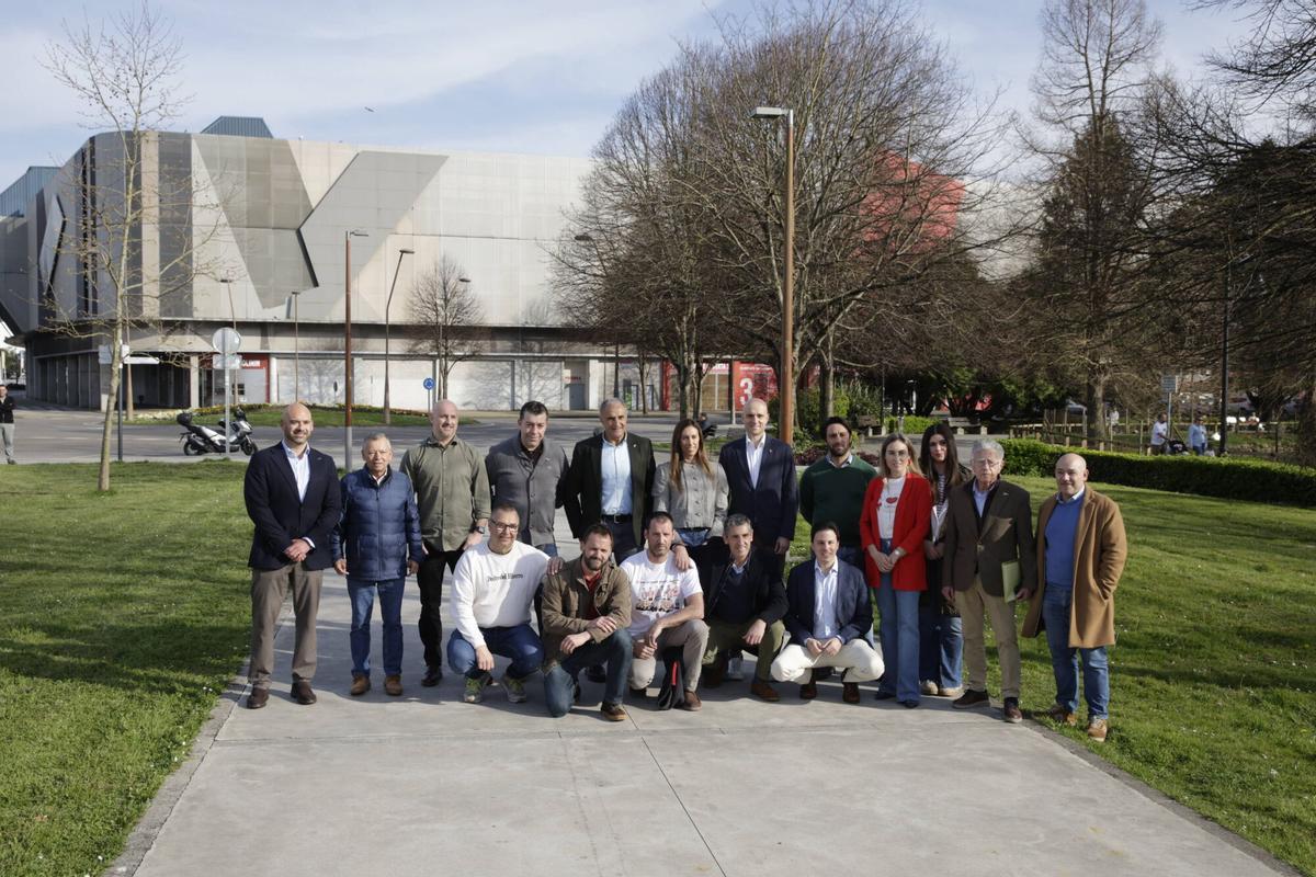 GIJON. Avenida de El Molinón. Presentación del Paseo de la Fama
