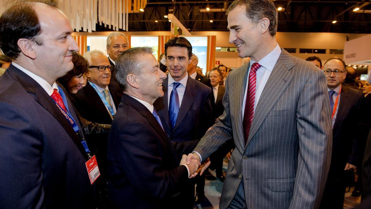 Paulino Rivero y Felipe VI.