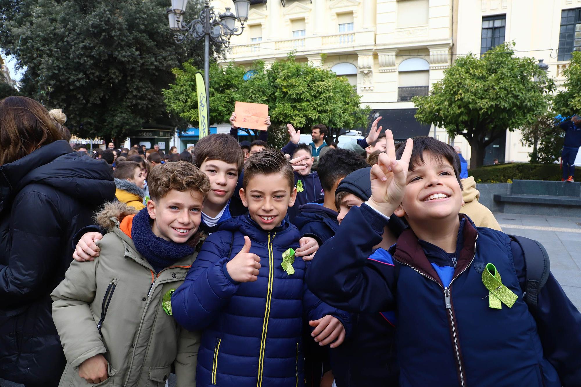 1.100 escolares marchan contra el cáncer