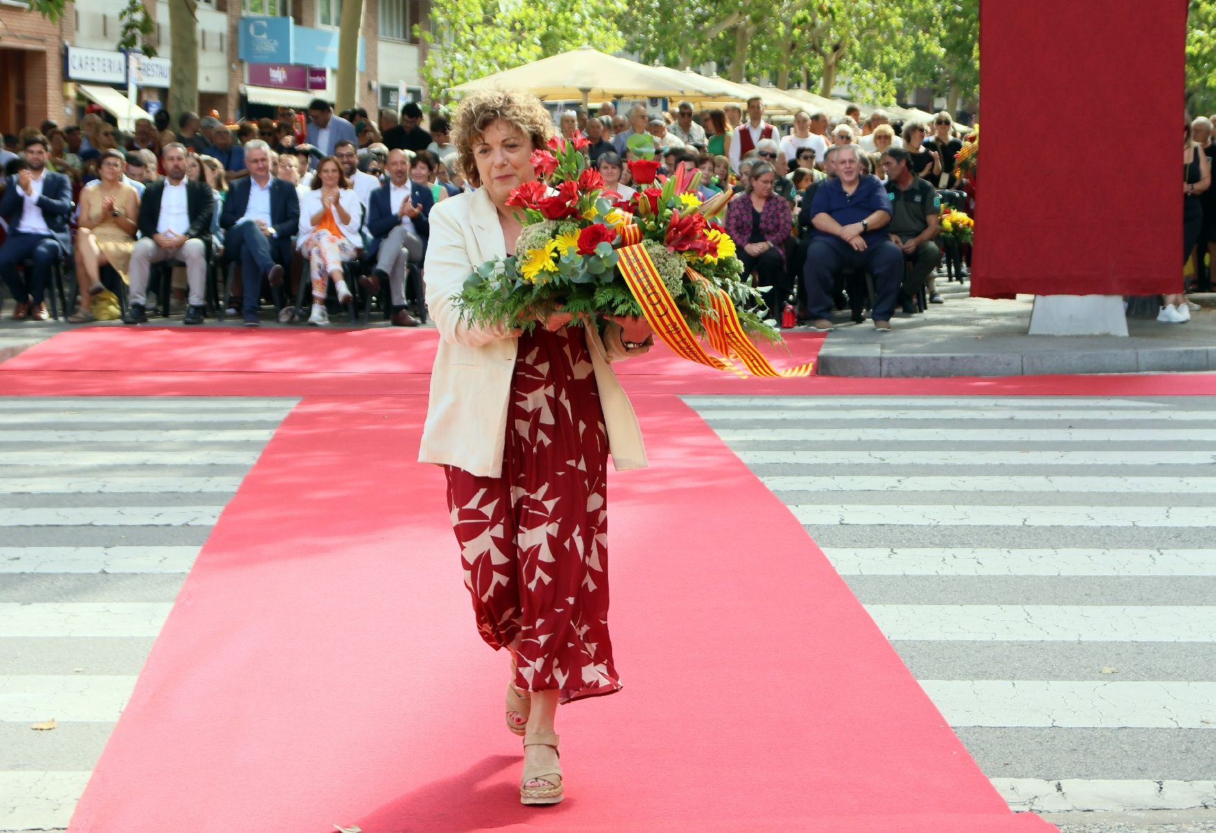 Així ha estat l'acte institucional per la Diada a Manresa