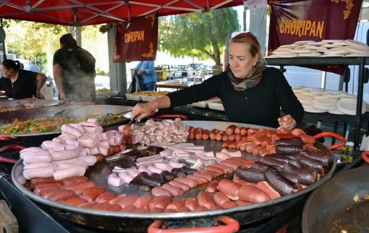 Un detalle de la Feria del Jamón de Campillos. | L.O.