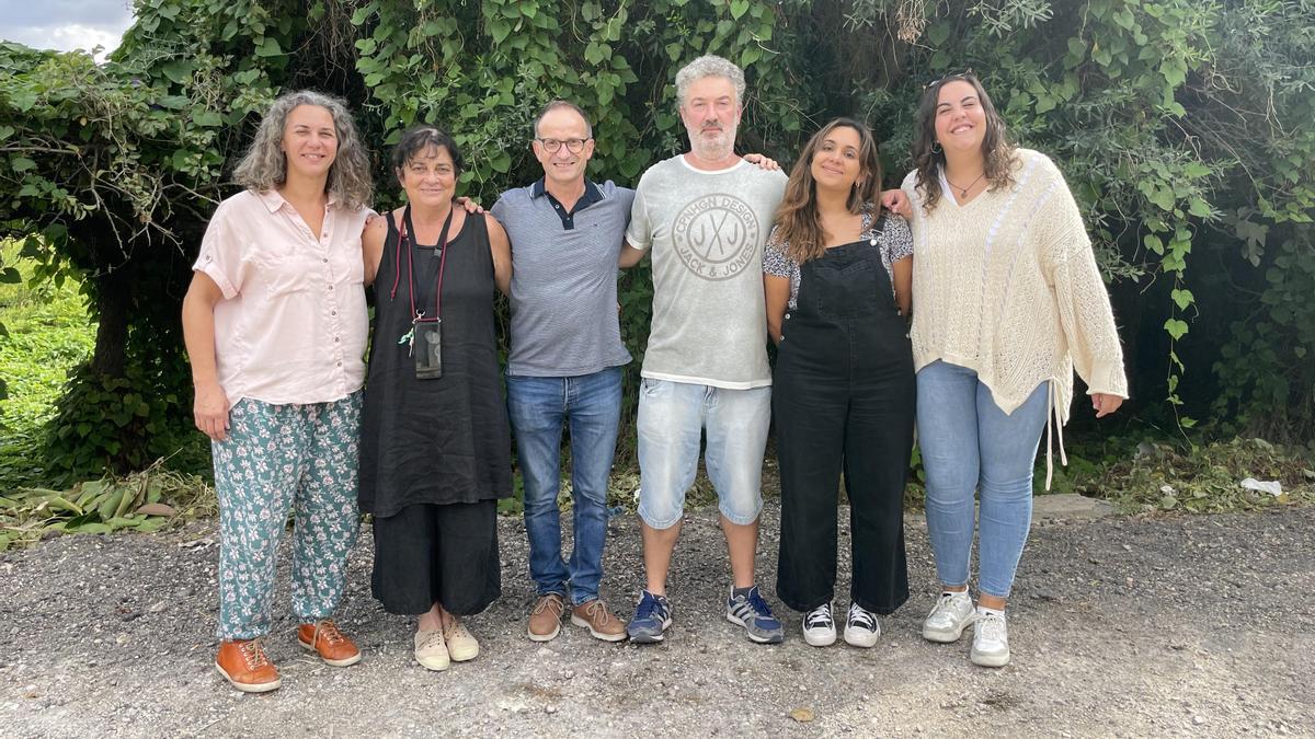 Victoria Kersul, Àngela Jaume Sureda, Jaume Gomila, Jordi Rosselló, Aina Quintana y Carme Roselló.