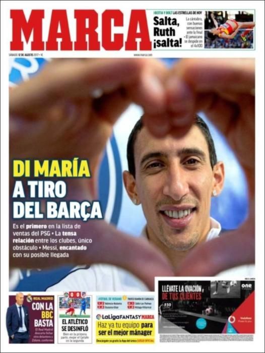 Portadas del sábado 12 de agosto