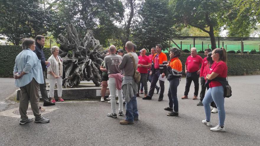 Cubela recibe en Areeiro a los alumnos del taller de empleo “Freixo II”