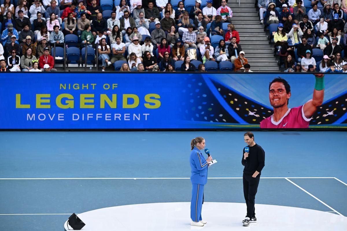 Homenaje a Rafa Nadal en el Open de Australia Homenaje a Rafa Nadal en el Open de Australia