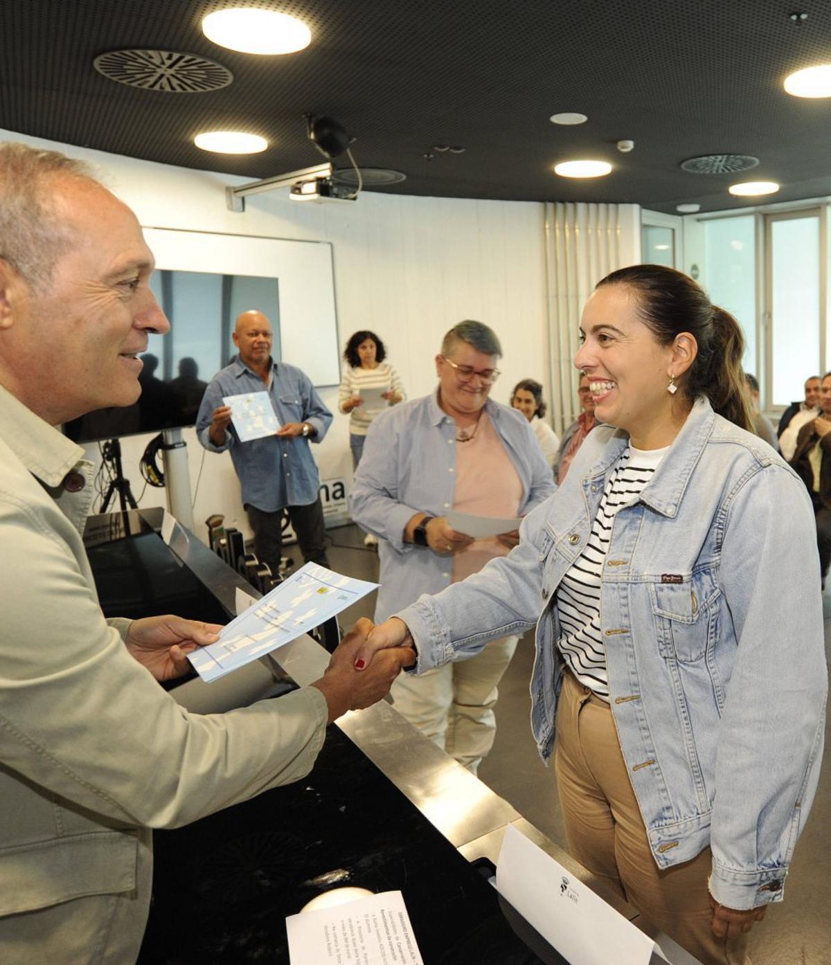 Clausura de un taller de empleo en Lalín.