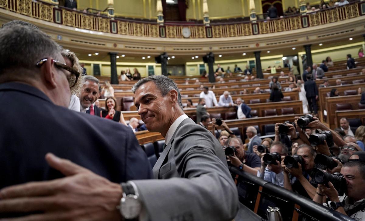 Comparecencia de Pedro Sánchez en el Congreso de los Diputados.