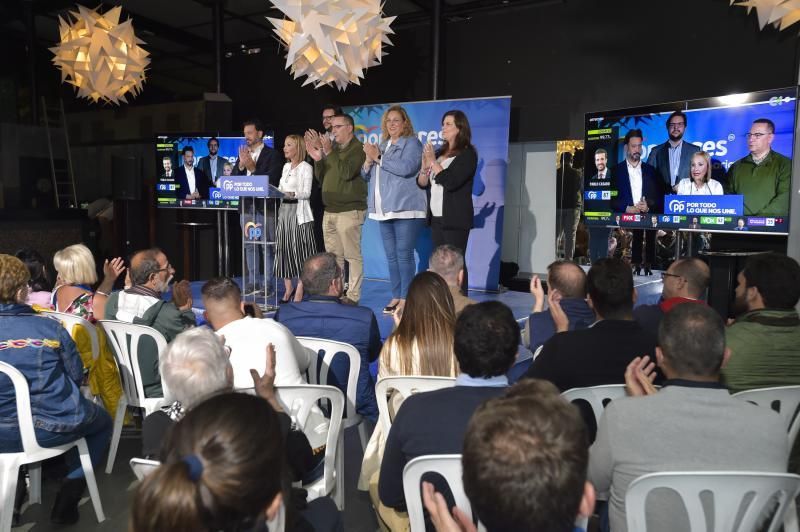 10-11-2019 LAS PALMAS DE GRAN CANARIA. Noche electoral en el Partido Popular (PP)  | 10/11/2019 | Fotógrafo: Andrés Cruz