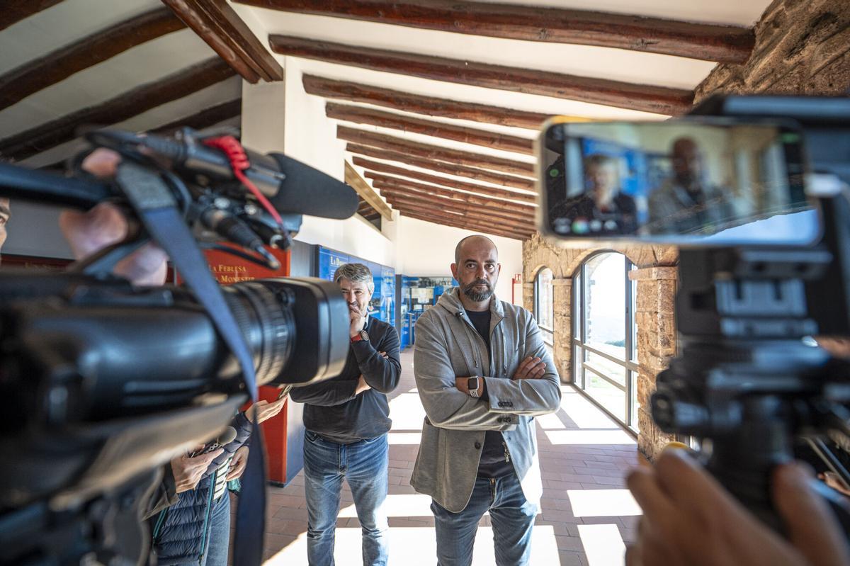 Barcelona, 27/10/2025 La mola. Presentación y visita al nuevo espacio expositivo del conjunto monumental de La Mola, en el Parque Natural de Sant Llorenç del Munt i l’Obac. AUTOR: MANU MITRU