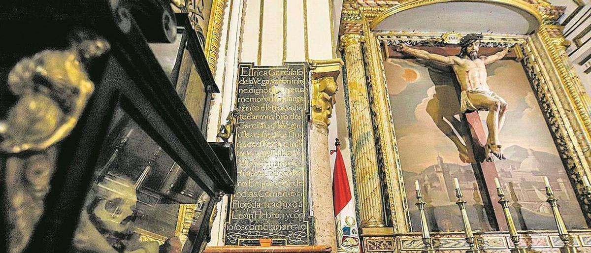 Capilla de las Ánimas: Parte de los restos del Inca Garcilaso se conservan en la Mezquita-Catedral de Córdoba.
