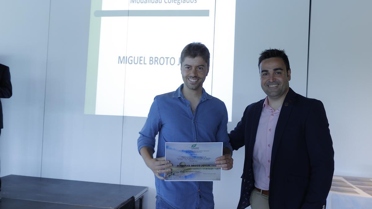 Miguel Broto se hizo con el premio de fotografía por su obra &#039;Agricultura y energía&#039;.