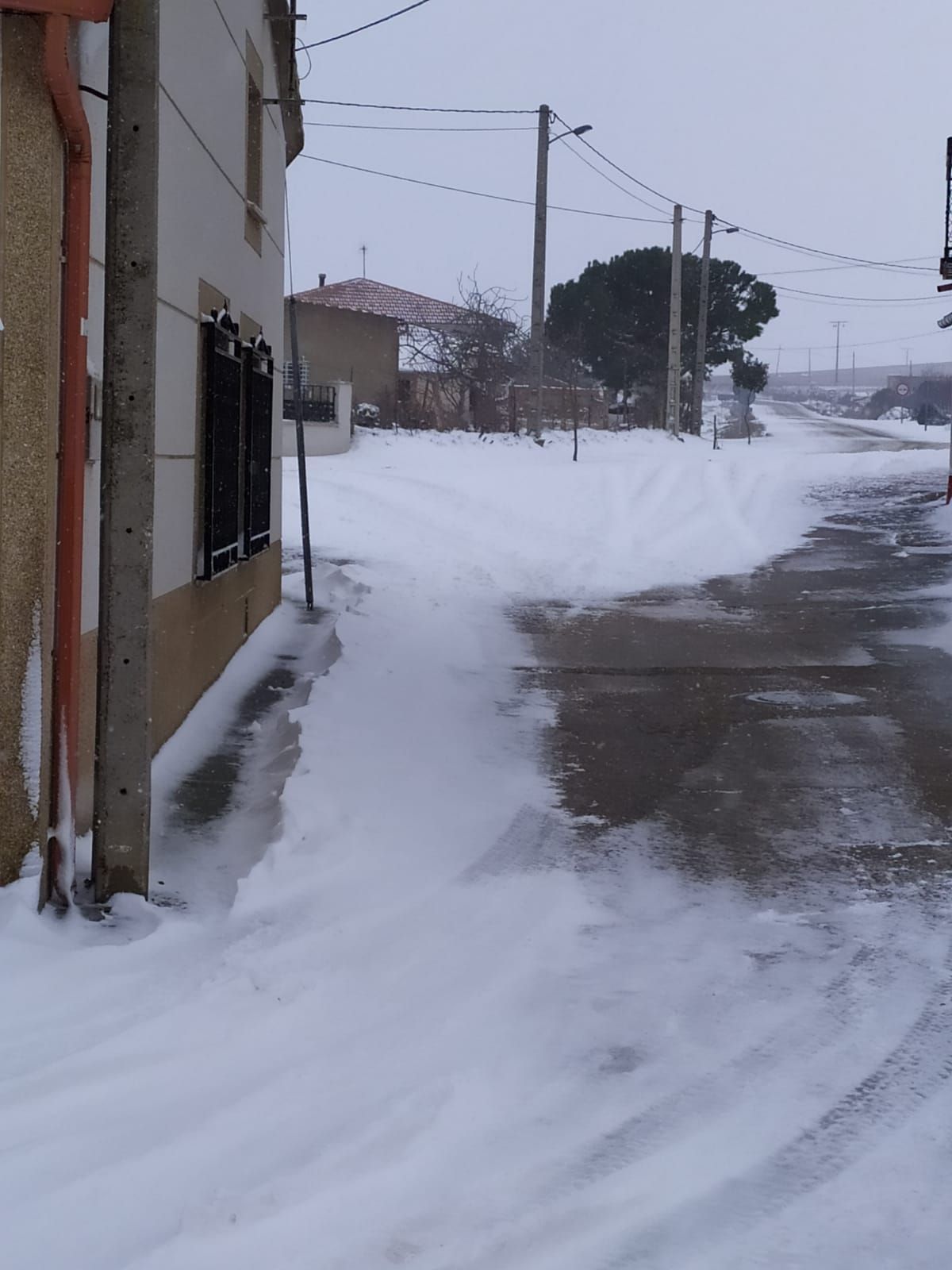 Borrasca Filomena en Zamora: Sanzoles, otra de las localidades cubiertas de blanco