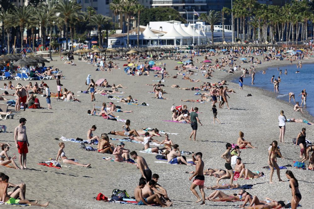 La Malagueta, como un día de verano.