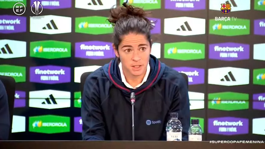 Marta Torrejón: "Es una oportunidad única. No siempre se juega una Supercopa"