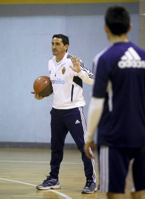 Entrenamiento del Real Zaragoza en el Príncipe Felipe