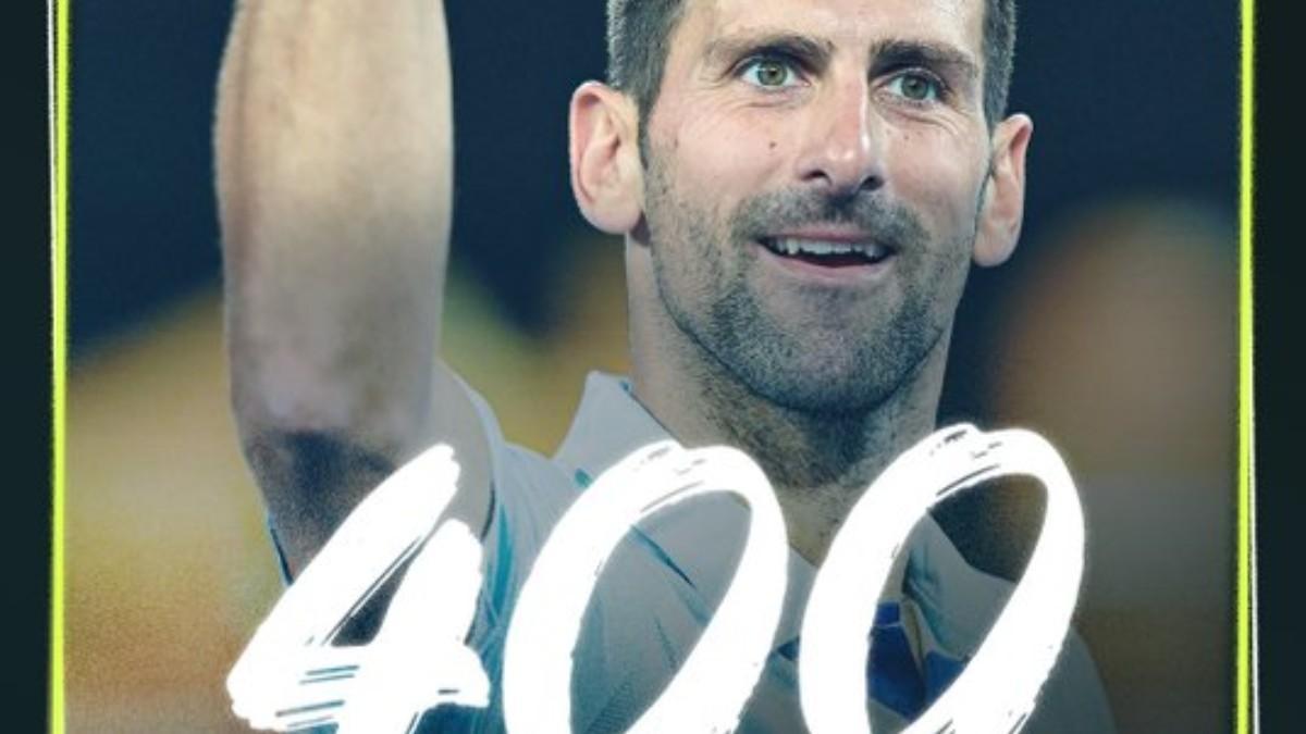 400 victorias de Djokovic