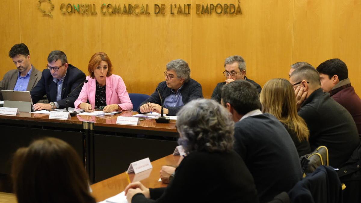 Un ple del Consell Comarcal.