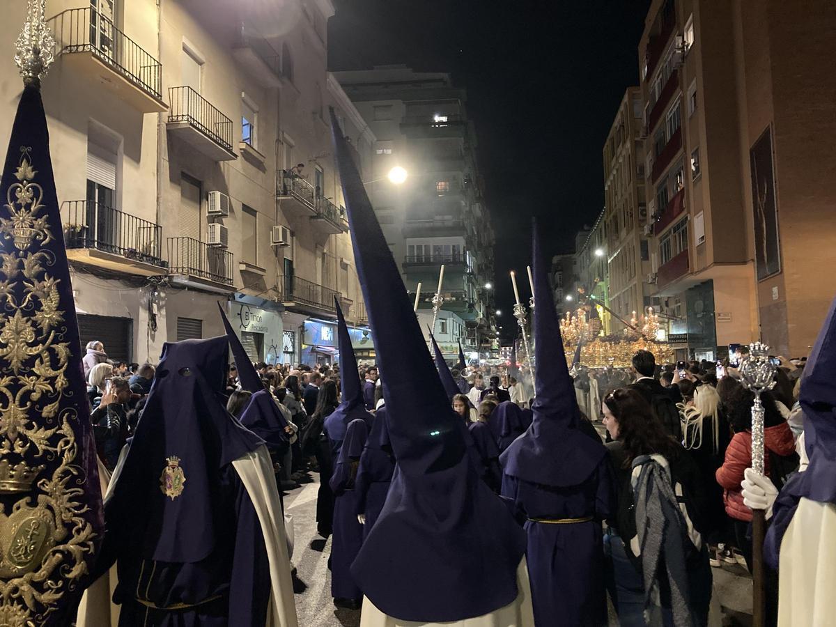 El Nazareno del Perdón sale del pasaje Zamarrilla.