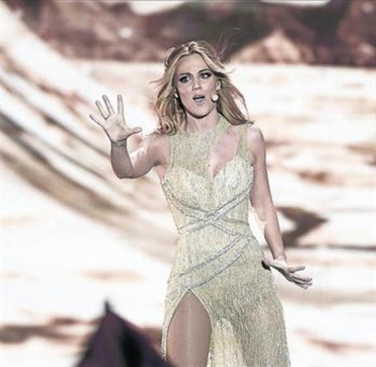 EDURNE 8 La cantante española reIvindicó el trabajo hecho.