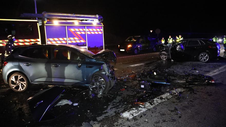 Accidente mortal en Salceda: Así quedaron los coches siniestrados