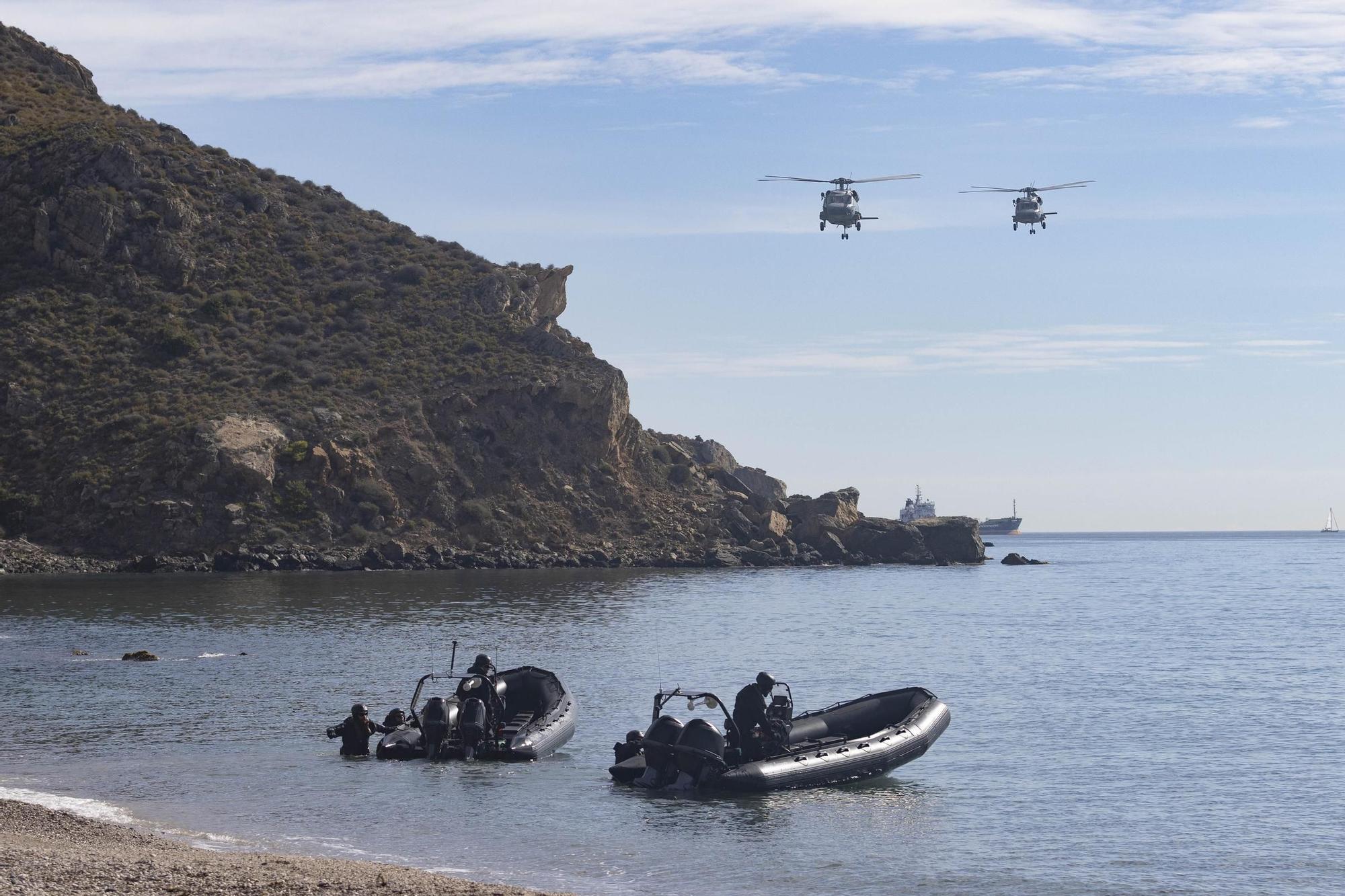 FOTOS: El Ejército de la OTAN se entrena en aguas de Cartagena