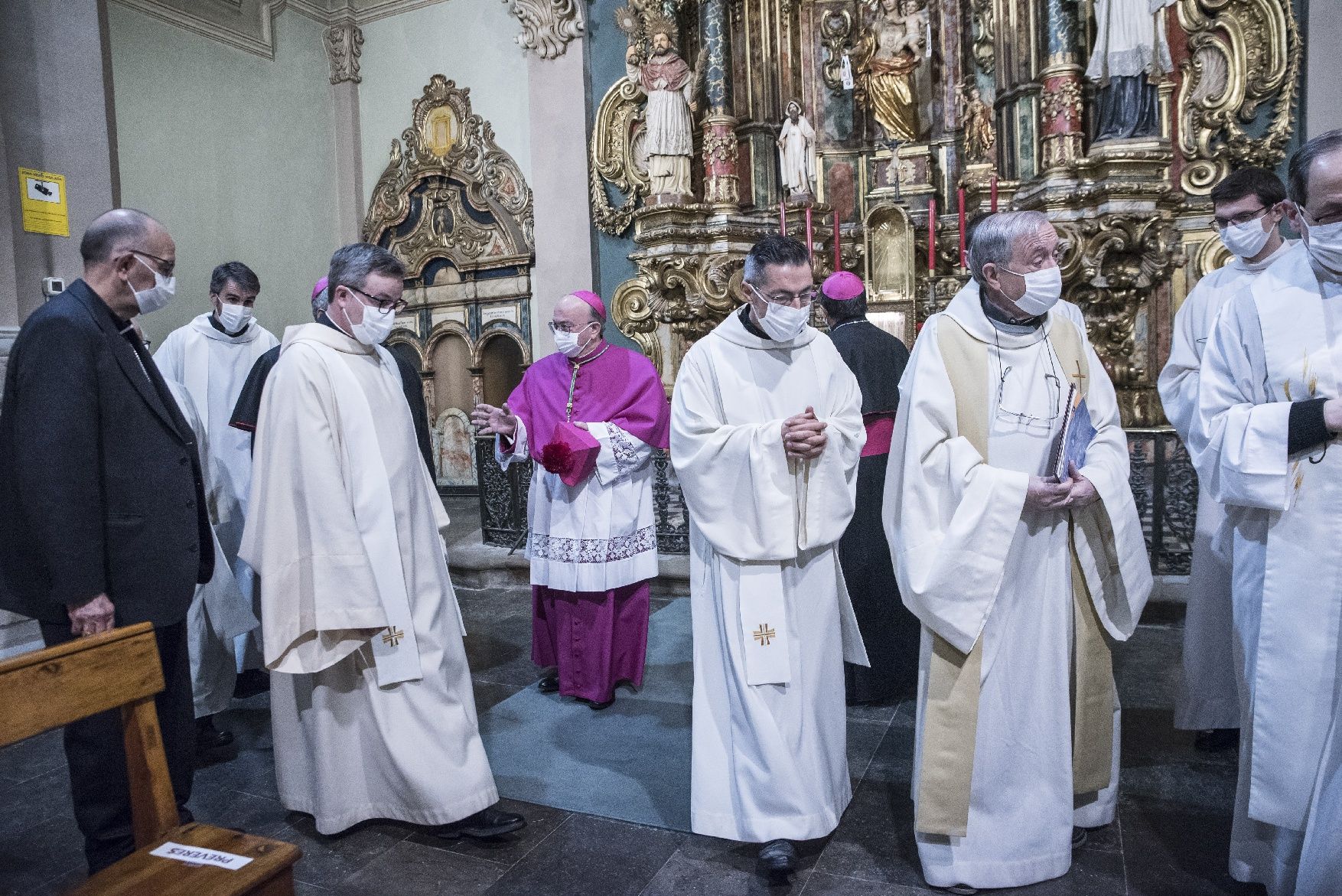 Acte de presa de posessió del nou Bisbe de Solsona, Francesc Conesa