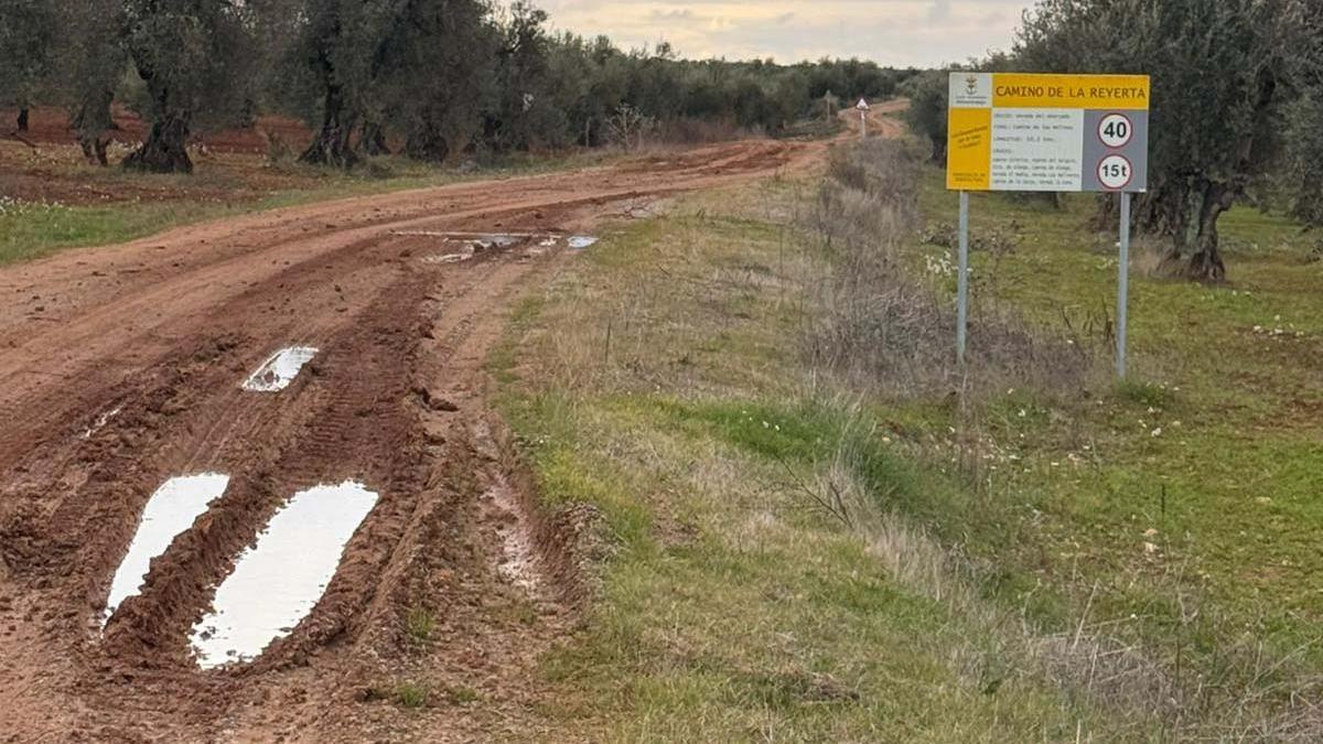 Estado actual del camino Reyerta.