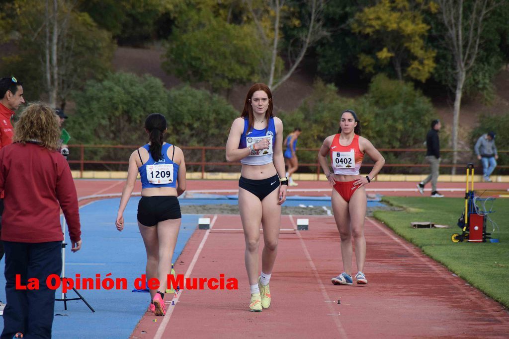 Regional absoluto y sub-23 de atletismo en Lorca (I)