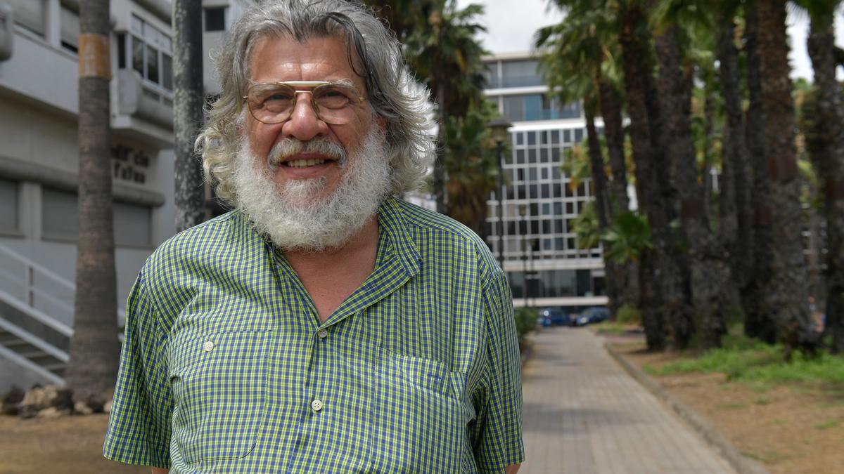 Mariano Vázquez ayer en la capital grancanaria.