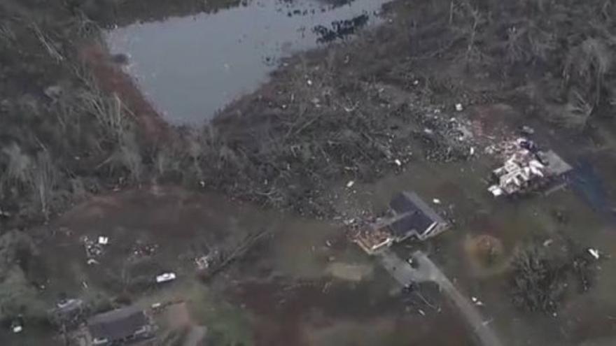 Devastadores efectos de los tornados en EEUU que se han cobrado la vida de 14 personas