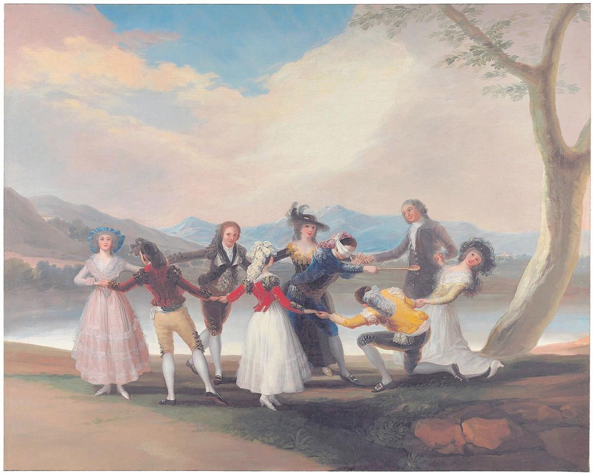 'La gallina ciega', de Francisco de Goya, que está en el Museo del Prado.