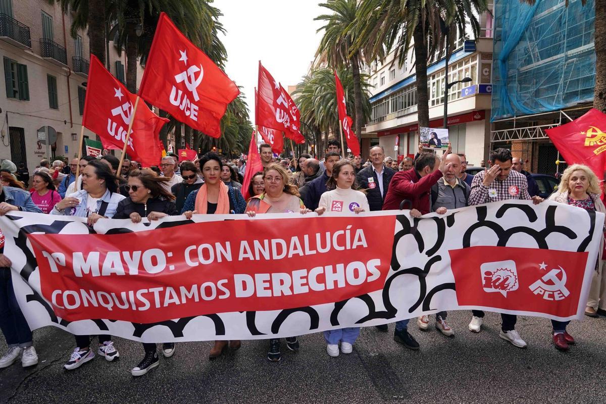 Celebración del Primero de Mayo en la capital.