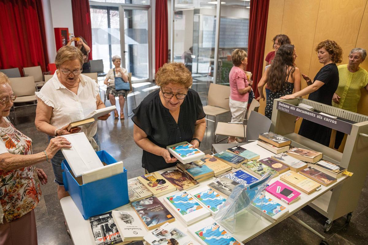 'Tupper book' en la biblioteca de Trinitat Vella de Barcelona este mes de julio.