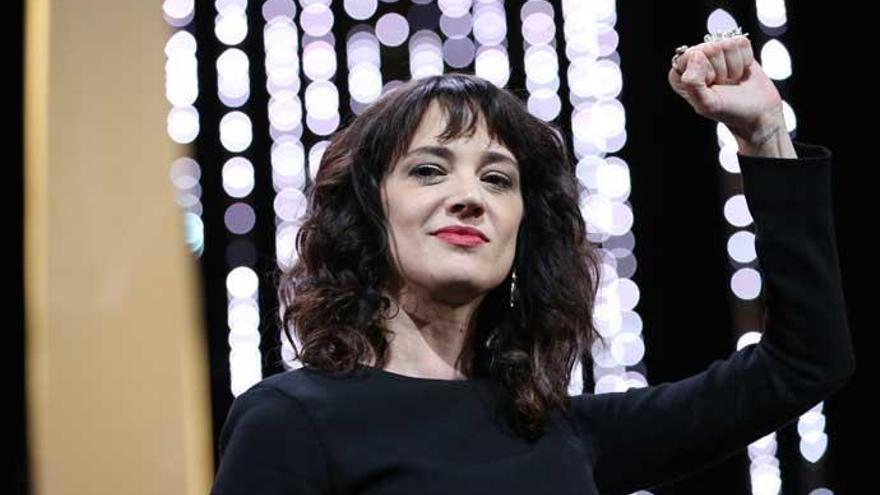 Asia Argento, durante su alegato contra Weinstein.