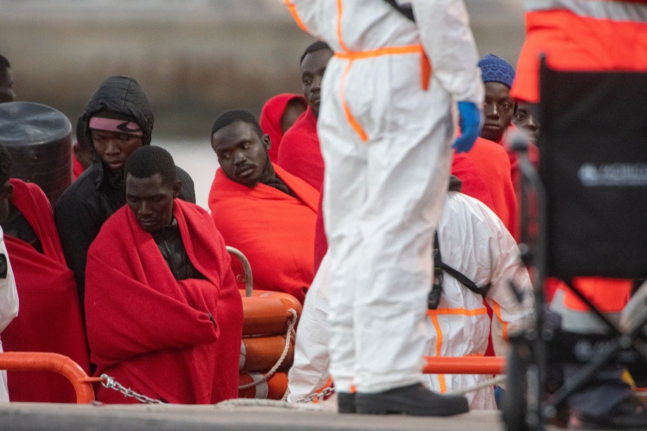 Rescatan a 289 migrantes en cuatro pateras cuando se encontraban en aguas cercanas a Fuerteventura y Gran Canaria