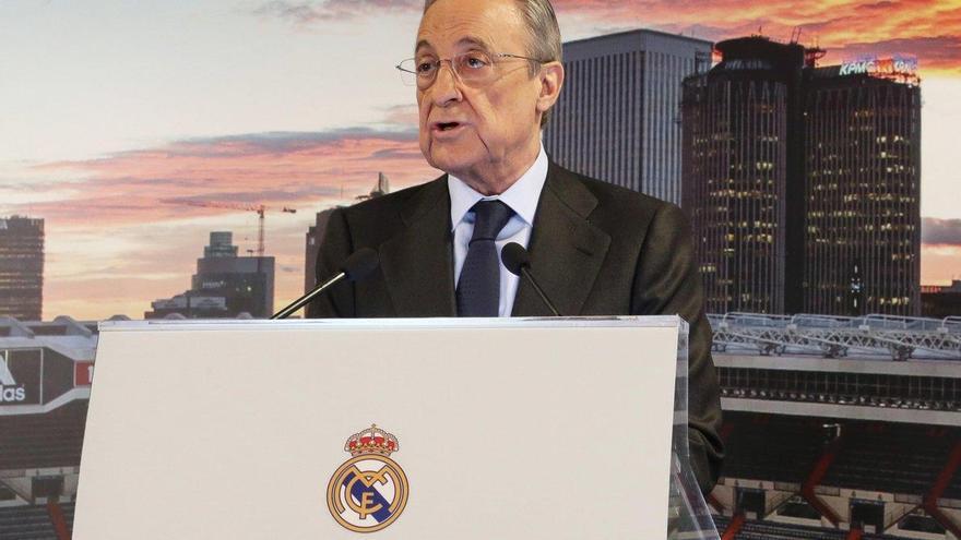 Florentino Pérez anuncia partidos en el Di Stéfano y compensaciones a los socios