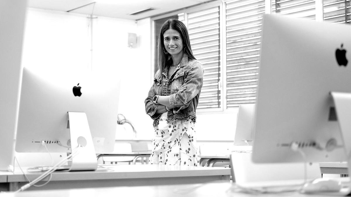 Raquel Camacho al seu despatx