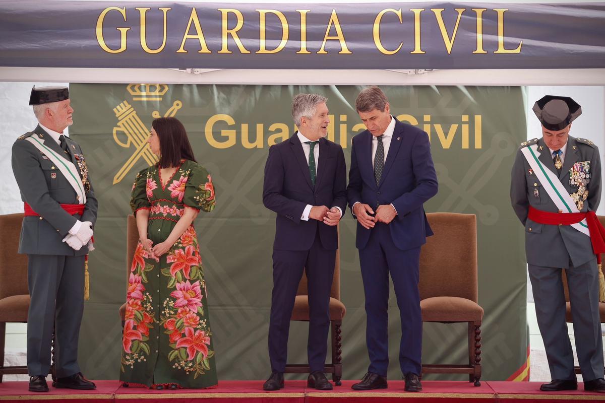 Fernando Grande-Marlaska, ministro de Interior, en el 182º aniversario de la Guardia Civil en Córdoba.