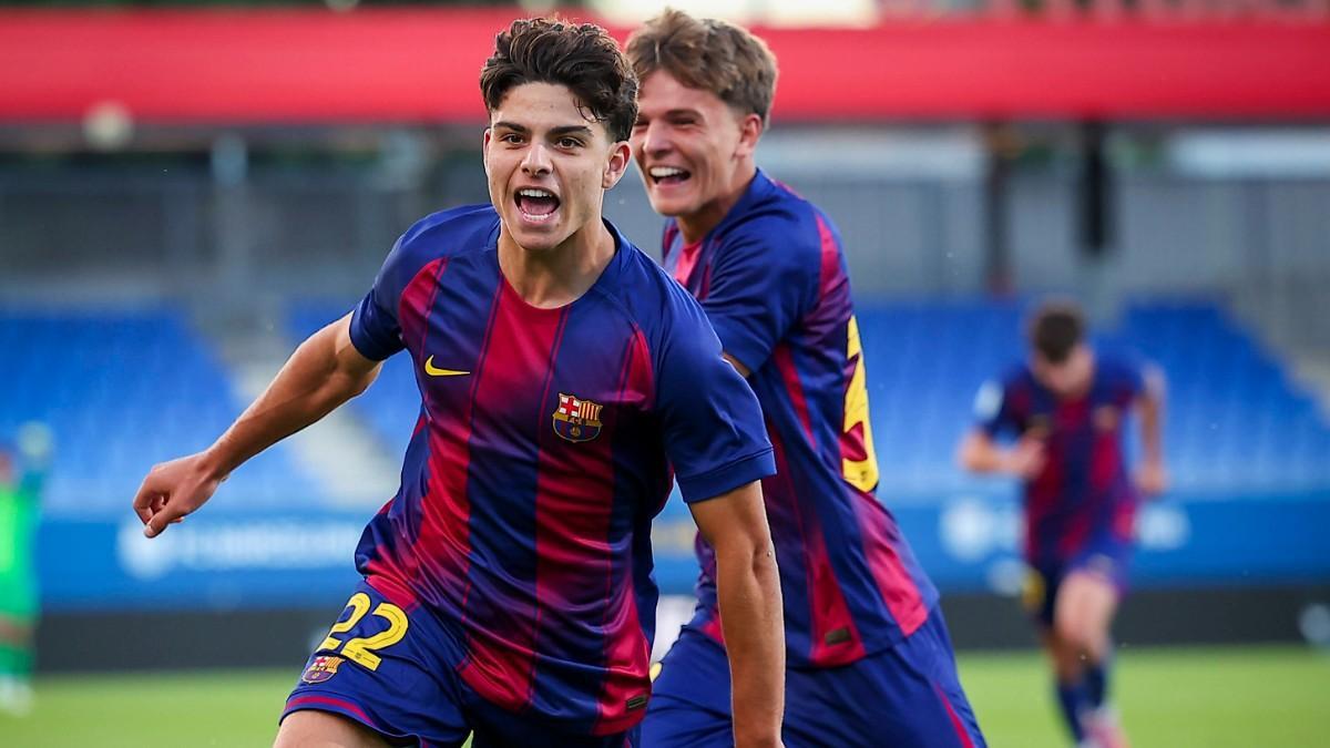 Espectacular asistencia de Xavi Espart para abrir el marcador ante el Sant Andreu