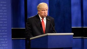 Alec Baldwin en su imitación de Donald Trump. 