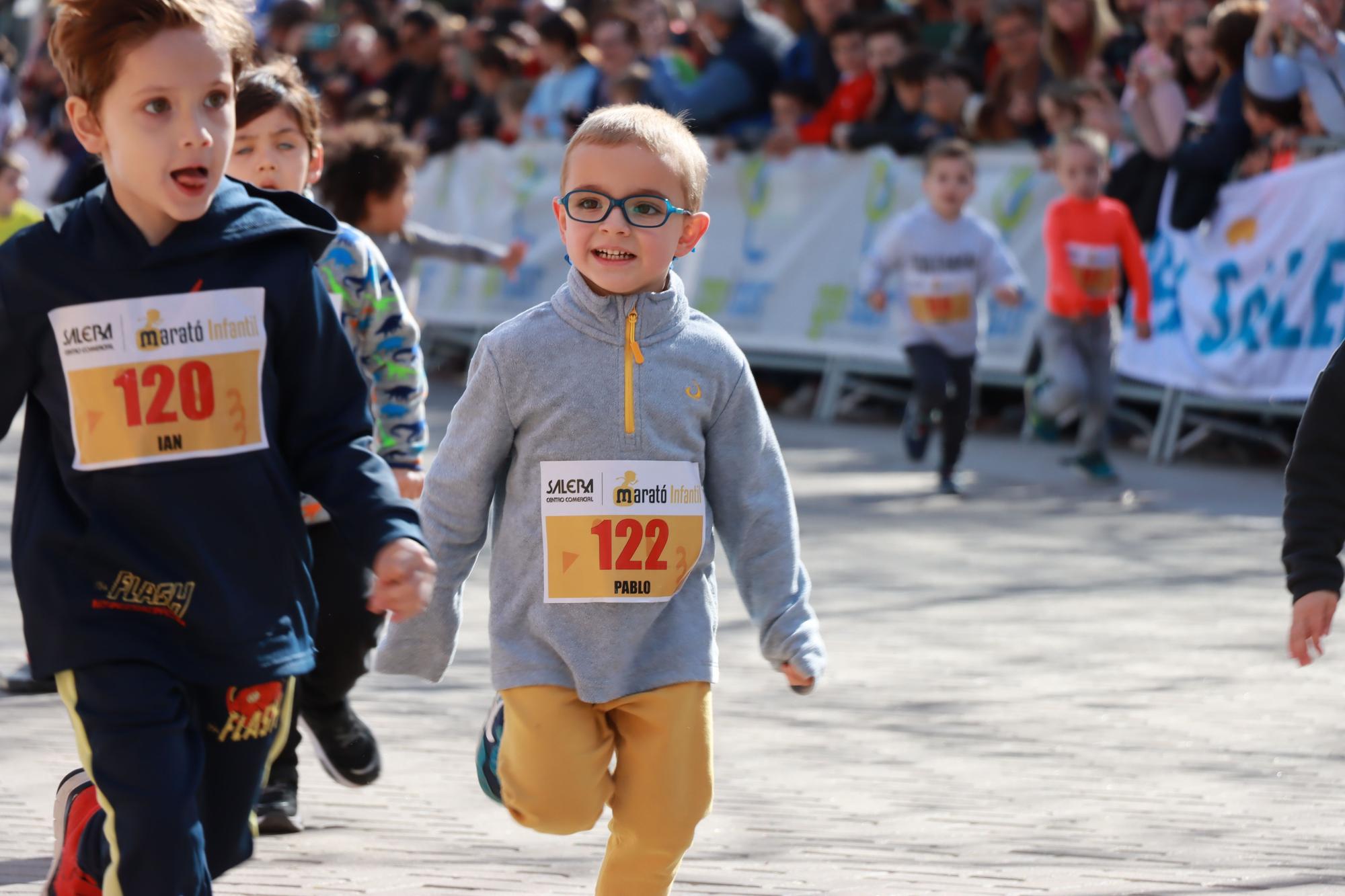 Las mejores imágenes de la maratón infantil en Castelló