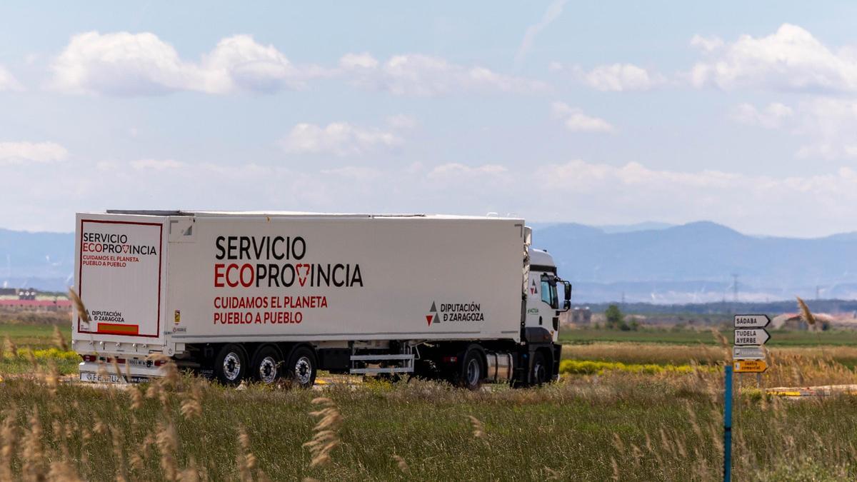 El servicio Ecoprovincia de la Diputación de Zaragoza gestionó 70.000 toneladas de residuos en 2024.