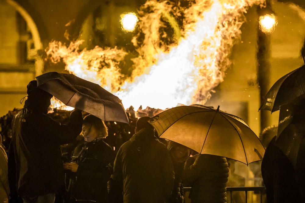 Sturmtief Gloria stört Palmas Patronatsfeier Sant Sebastià