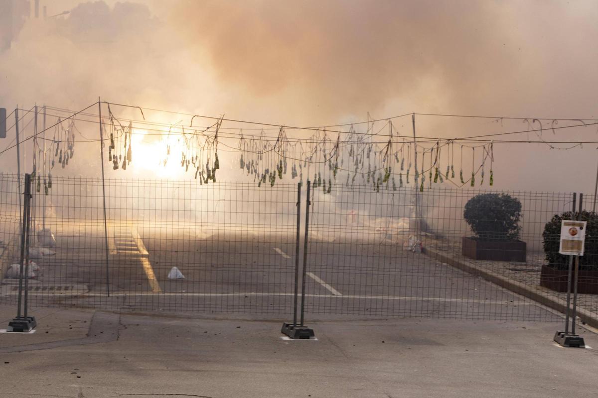 'Mascletà' de Alziradel 19 de marzo del año pasado