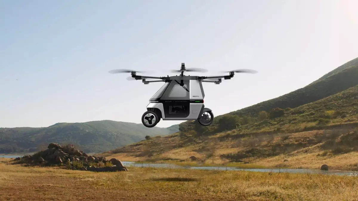 ¿Quieres una moto voladora? La tienes, se llama Kuickwheel Skyrider X6