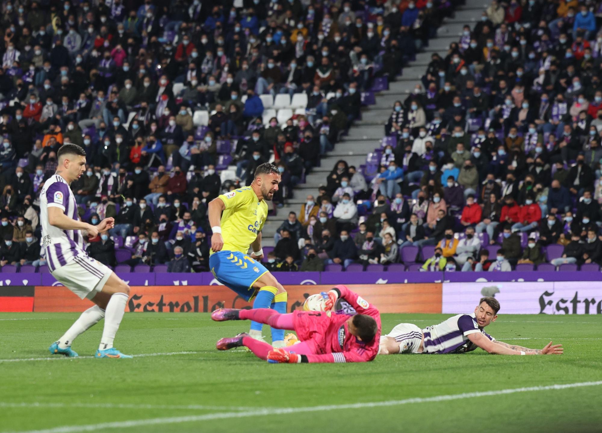 Partido entre el Real Valladolidad y la UD Las Palmas